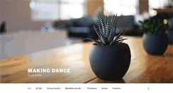 Desktop Screenshot of makingdance.es