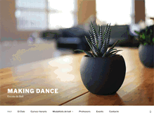 Tablet Screenshot of makingdance.es